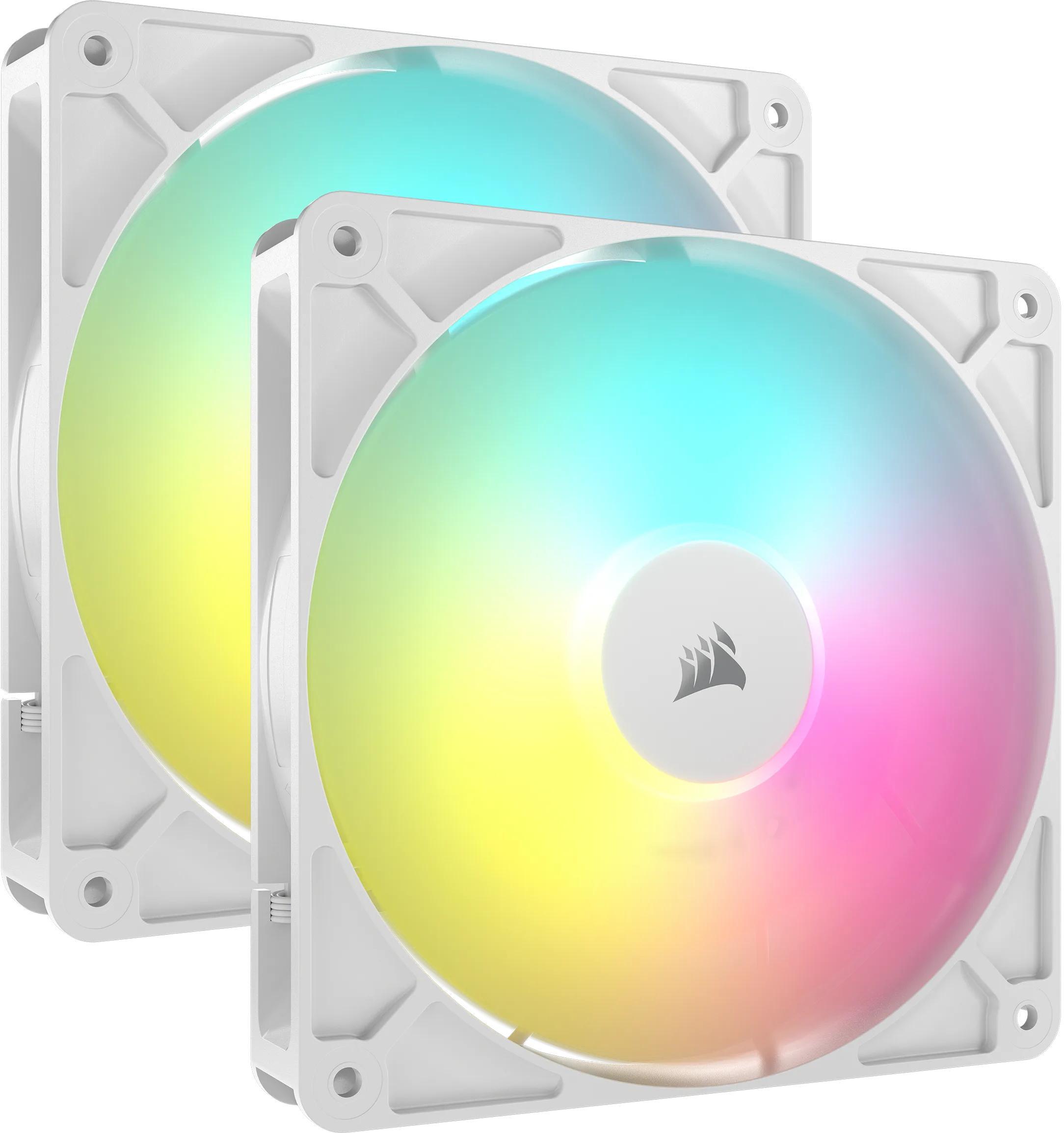 Picture of Picture of Ventoinha Corsair RS140 ARGB PWM Branca 140mm (Pack 2)