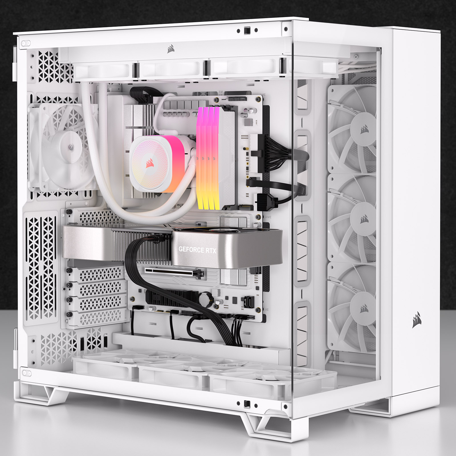 Corsair - Ventoinha Corsair RS120 2100RPM PWM Branca 120mm