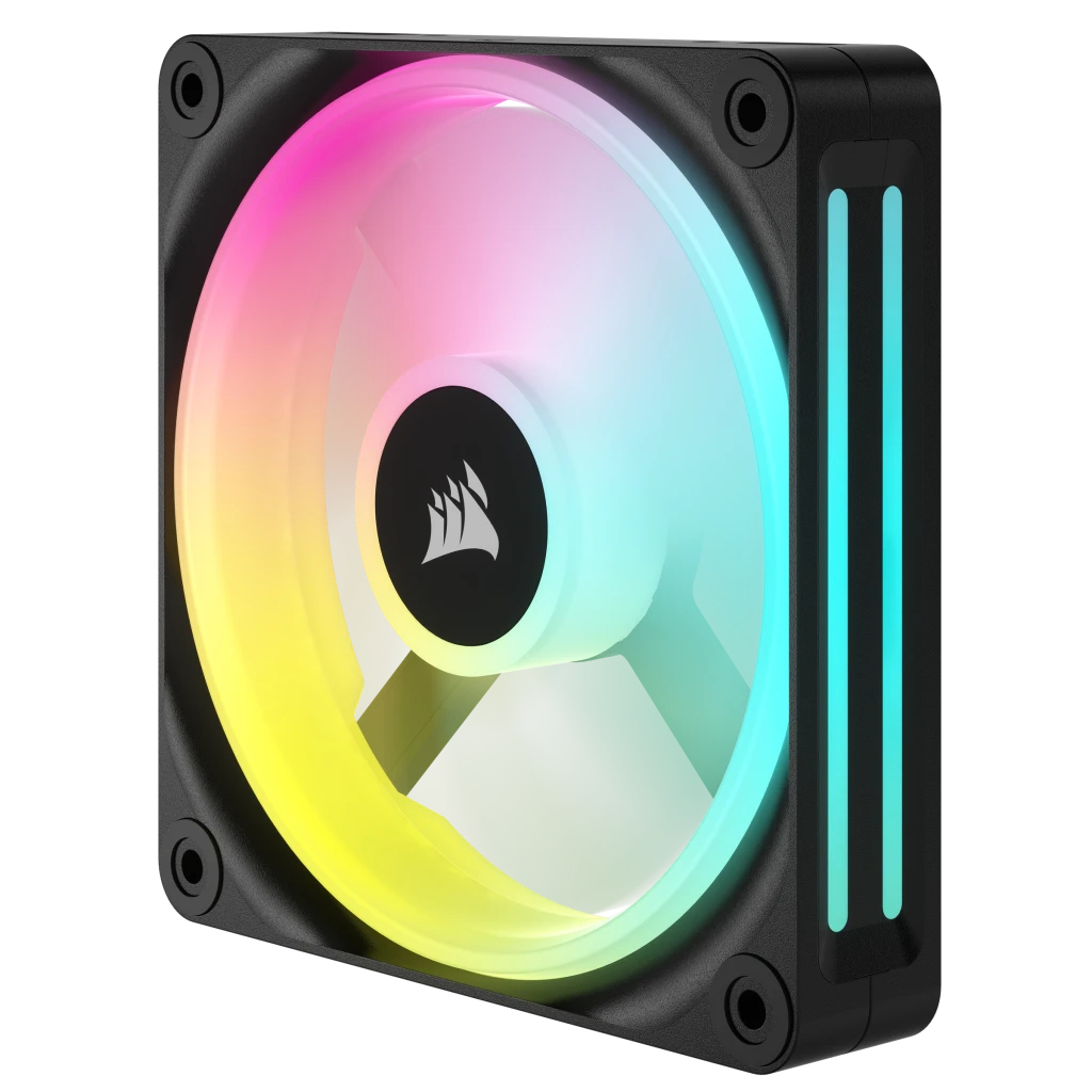 Corsair - Ventoinha Corsair iCUE Link QX120 RGB PWM Preta 120mm (Expansion Kit)