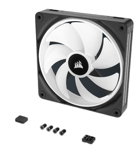Corsair - Ventoinha Corsair iCUE Link QX140 RGB PWM Preta 140mm (Pack 2)