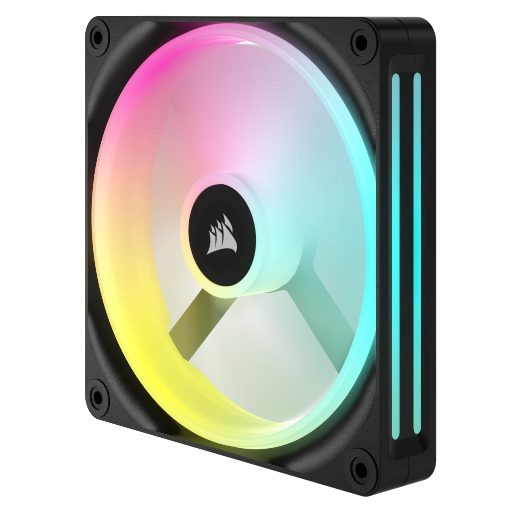 Corsair - Ventoinha Corsair iCUE Link QX140 RGB PWM Preta 140mm (Pack 2)