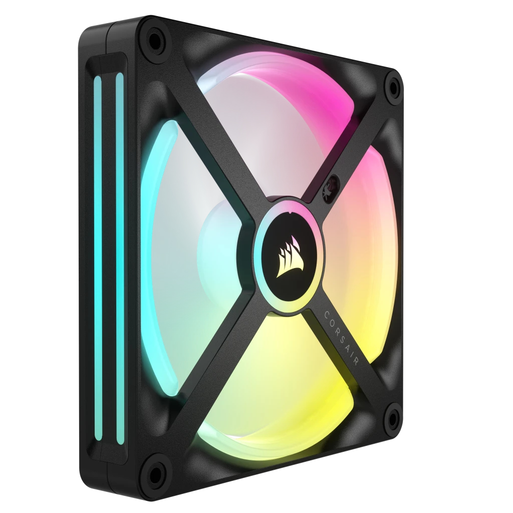 Corsair - Ventoinha Corsair iCUE Link QX140 RGB PWM Preta 140mm (Pack 2)