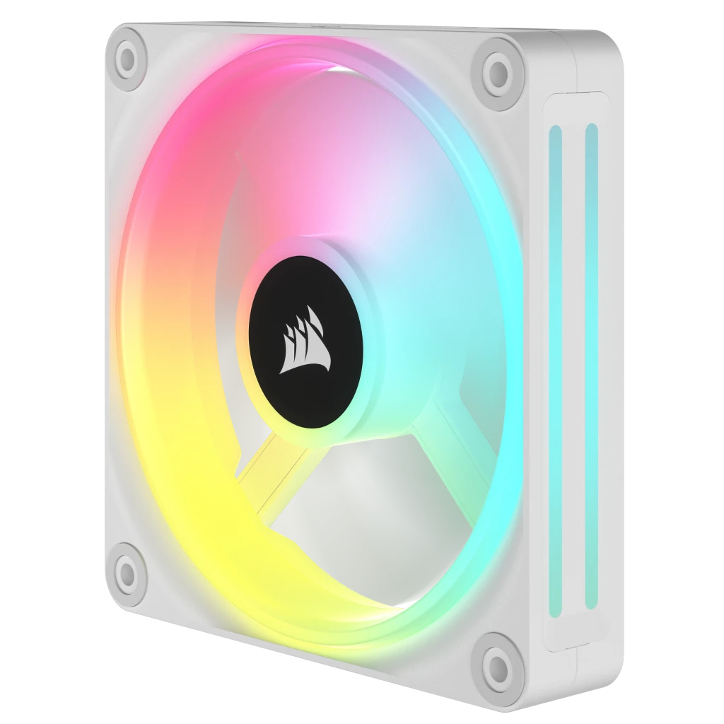 Corsair - Ventoinha Corsair iCUE Link QX120 RGB PWM Branca 120mm (Expansion Kit)