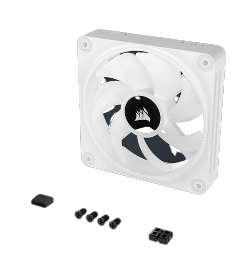 Corsair - Ventoinha Corsair iCUE Link QX120 RGB PWM Branca 120mm (Expansion Kit)