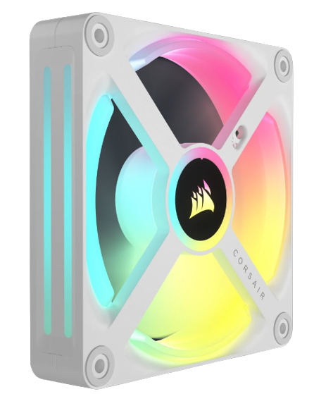 Corsair - Ventoinha Corsair iCUE Link QX120 RGB PWM Branca 120mm (Expansion Kit)
