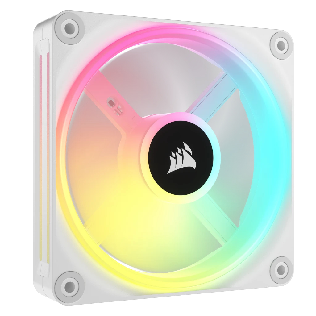 Corsair - Ventoinha Corsair iCUE Link QX120 RGB PWM Branca 120mm (Expansion Kit)