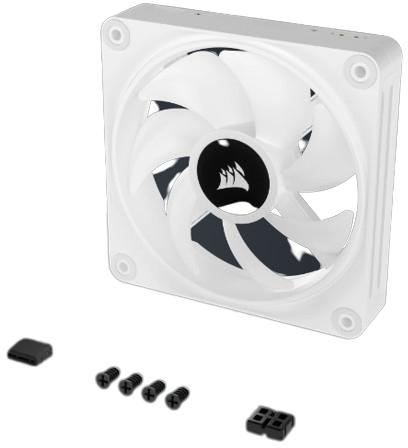 Corsair - Ventoinha Corsair iCUE Link QX120 RGB PWM Branca 120mm (Pack 3)