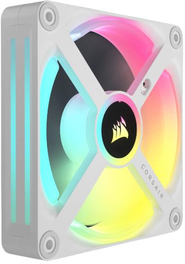 Corsair - Ventoinha Corsair iCUE Link QX120 RGB PWM Branca 120mm (Pack 3)
