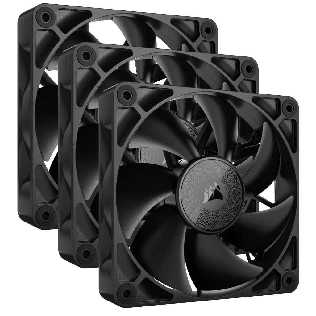 Corsair - Ventoinha Corsair iCUE Link RX120 PWM Preta 120mm (Pack 3)