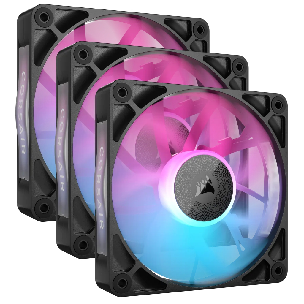 Picture of Picture of Ventoinha Corsair iCUE Link RX120 RGB PWM Preta 120mm (Pack 3)