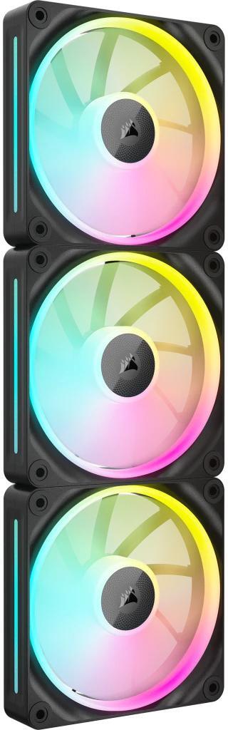 Picture of Picture of Ventoinha 120mm Corsair 2400RPM iCUE Link LX120 RGB 4 Pinos PWM Preta (Pack 3)