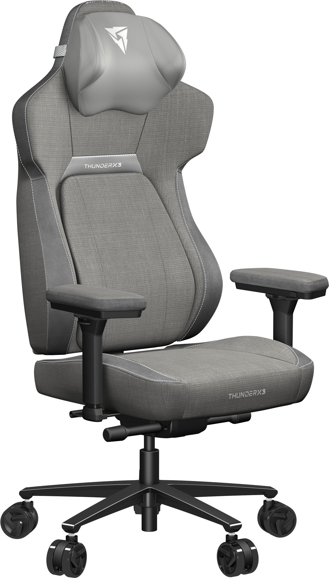 Picture of Picture of Cadeira Gaming ThunderX3 Core, Apoio lombar 360 graus - Loft Grey