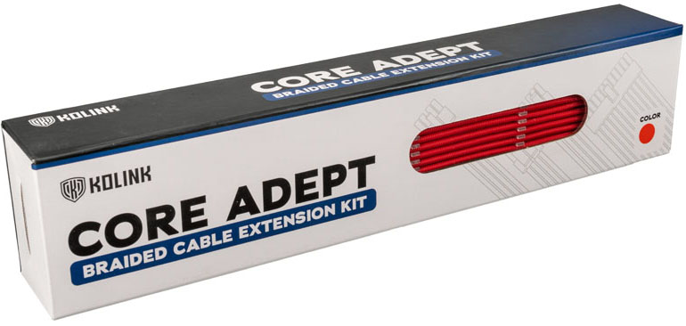 Kolink - Kit de Expansão Kolink Core Adept Braided - Vermelho