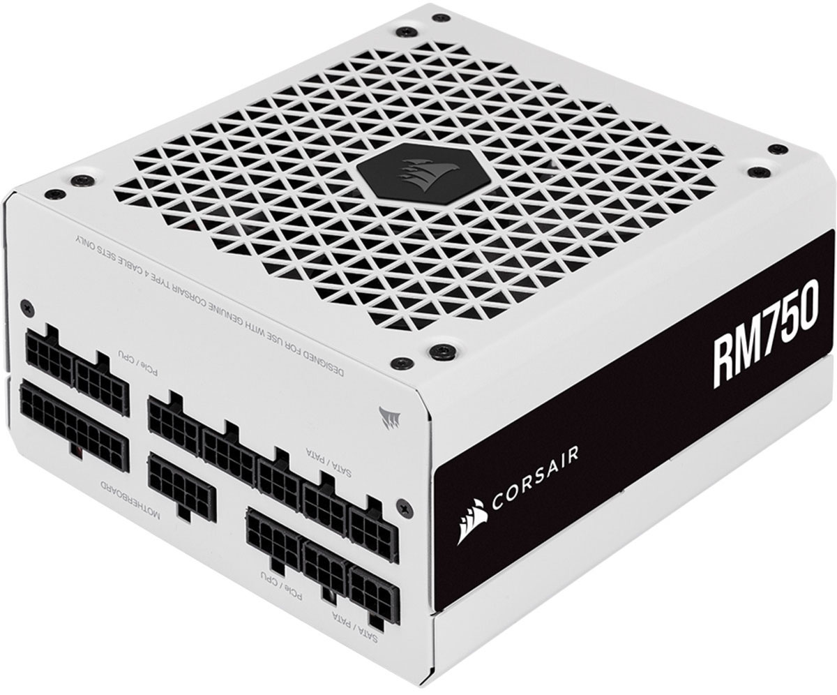 Corsair - Fonte Modular Corsair RM750 750W 80 Plus Gold Branca