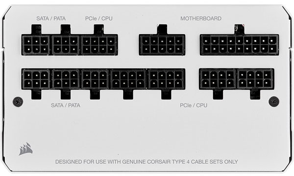 Corsair - Fonte Modular Corsair RM750 750W 80 Plus Gold Branca