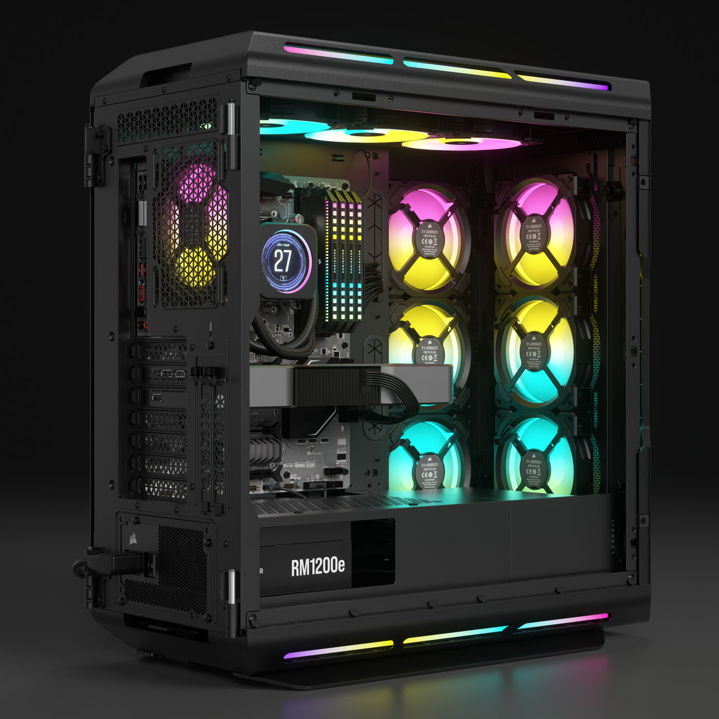 Corsair - Fonte Modular Corsair RMe Series RM1200e 1200W 80 Plus Gold ATX 3.1 - PCIe 5.1