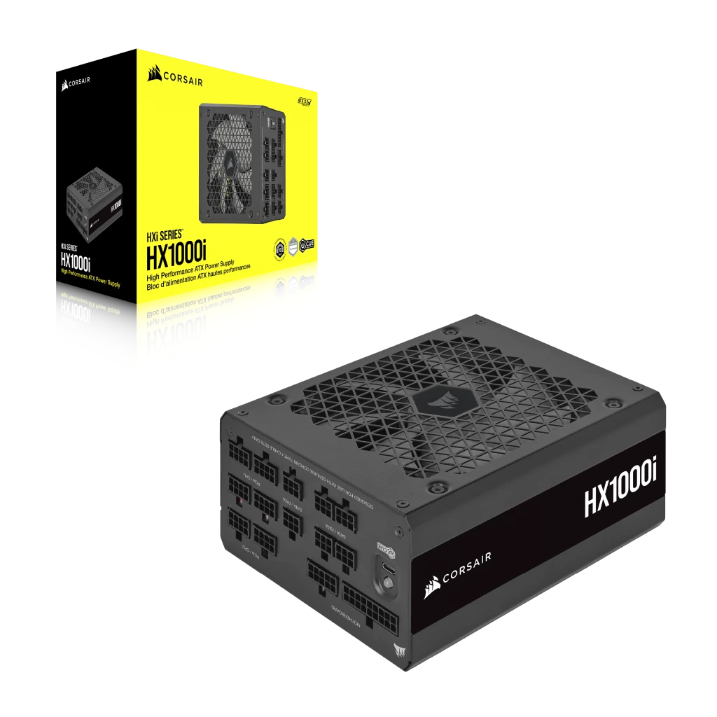 Corsair - Fonte Modular Corsair HX1000i 1000W 80 Plus Platinum