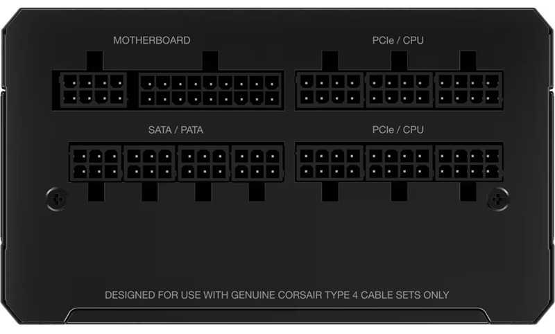 Corsair - Fonte Modular Corsair RMe Series RM1000e 1000W 80 Plus Gold ATX3.0