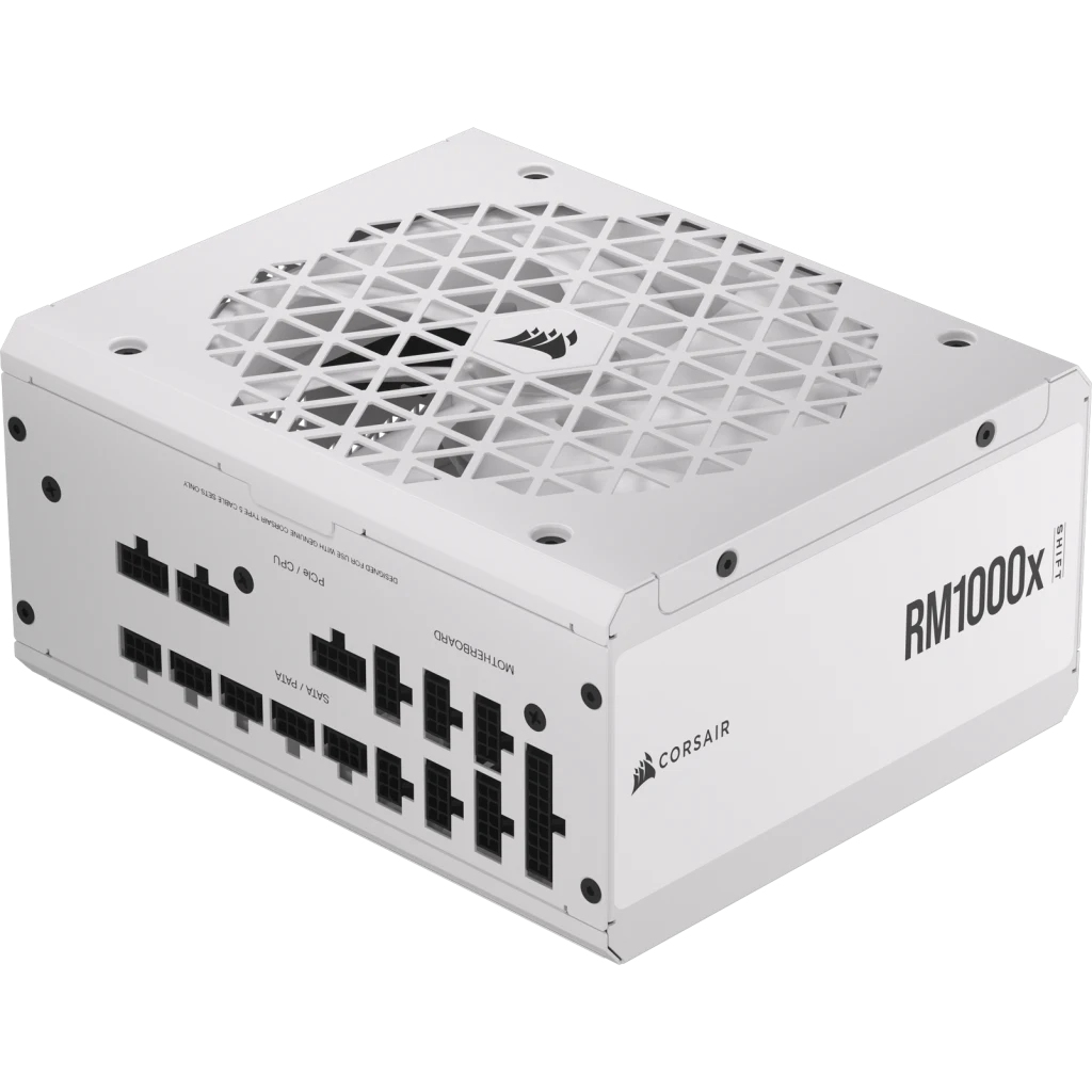 Corsair - Fonte Modular Corsair RMx Shift Series RM1000x 1000W 80 Plus Gold Branca