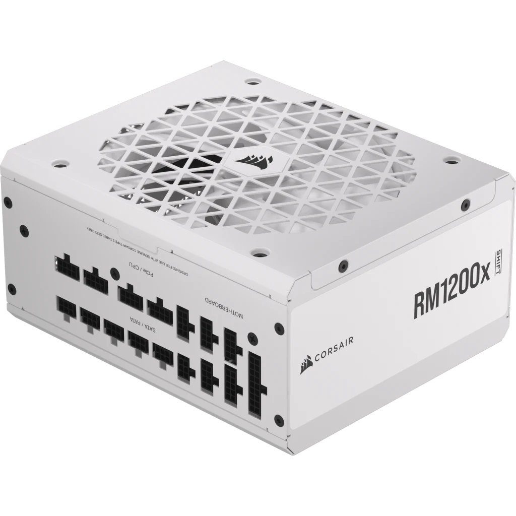 Corsair - Fonte Modular Corsair RMx Shift Series RM1200x 1200W 80 Plus Gold Branca