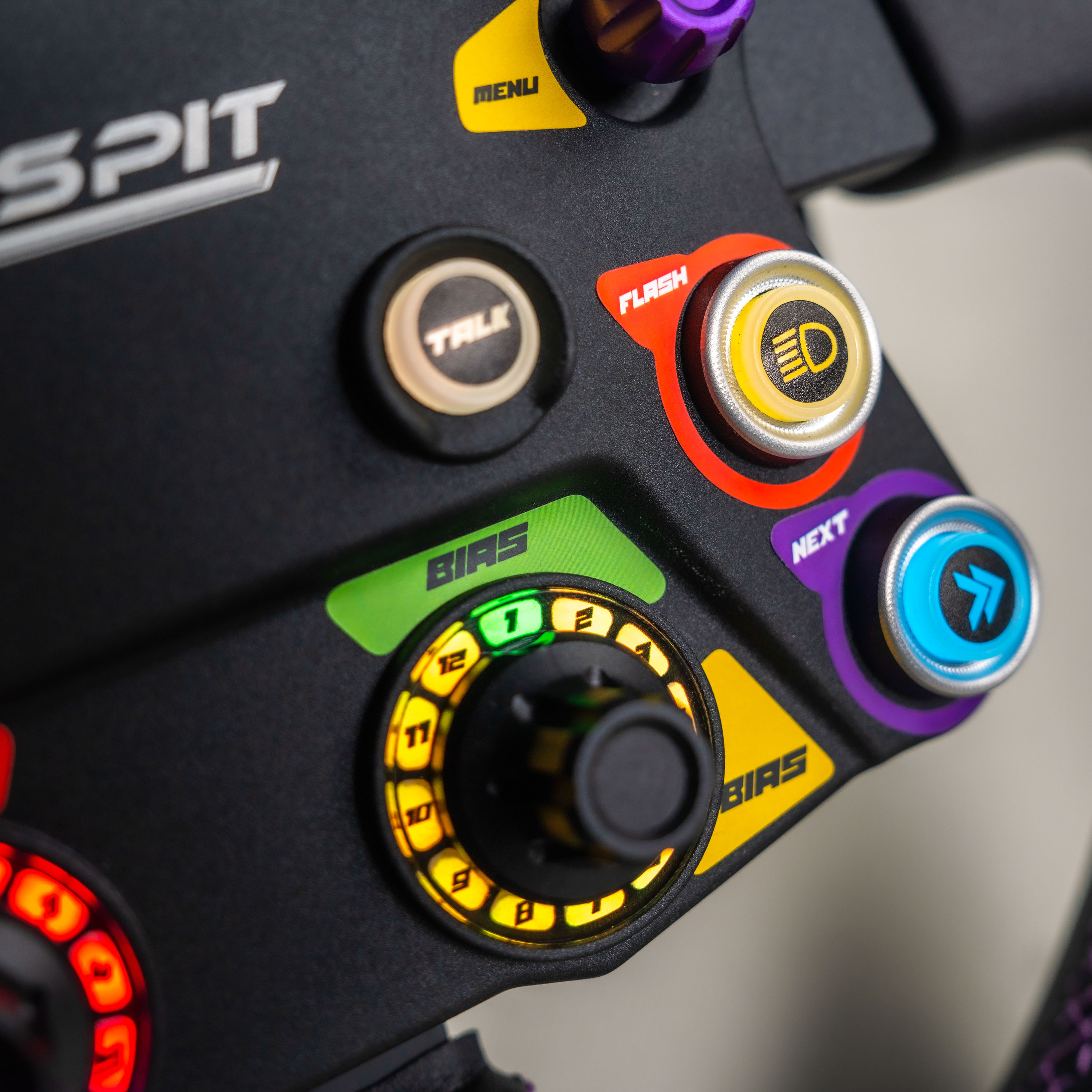 conspit - Volante Conspit 310 APEX, ARGB, Display 2.99", Dual Paddles 310mm