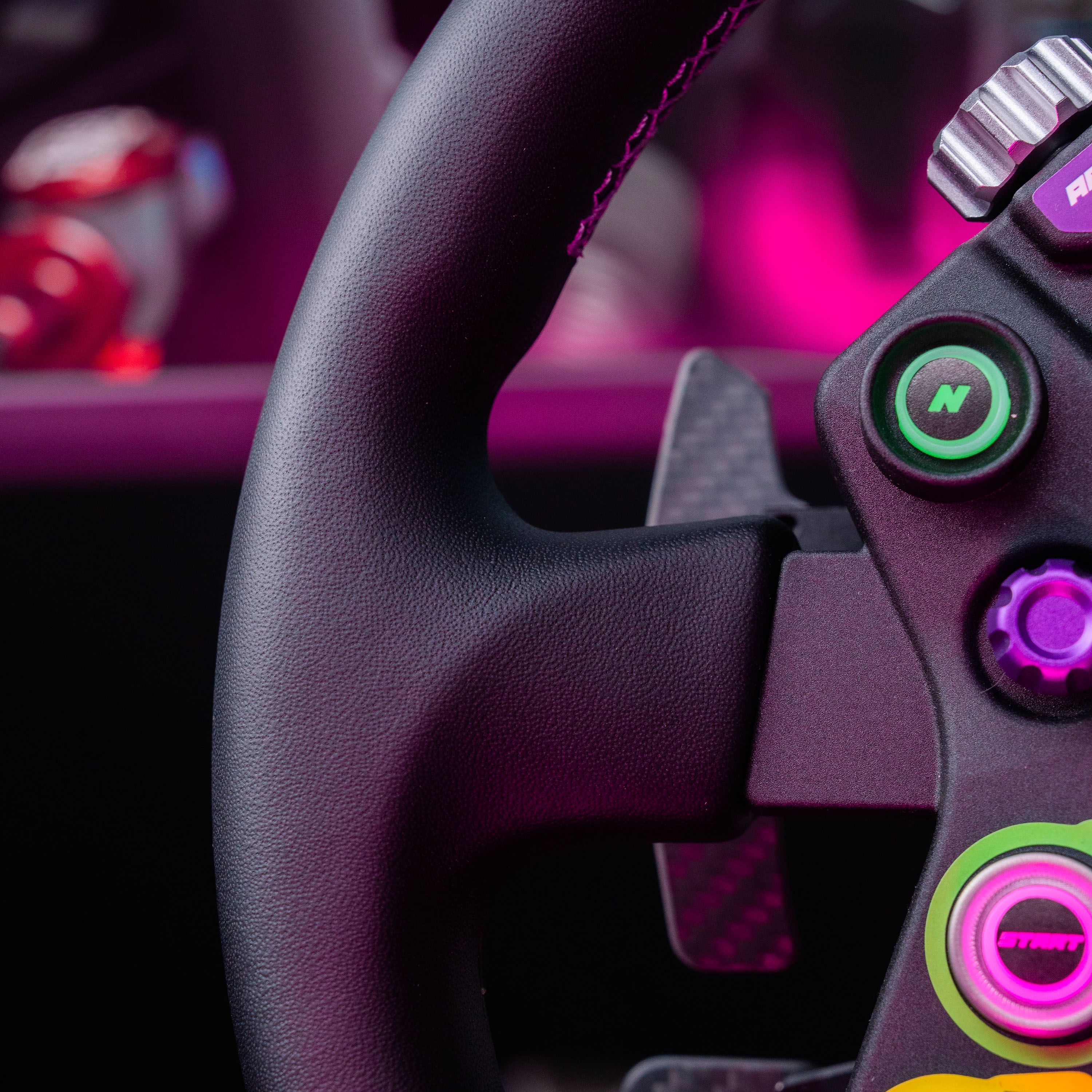 conspit - Volante Conspit 310 APEX, ARGB, Display 2.99", Dual Paddles 310mm