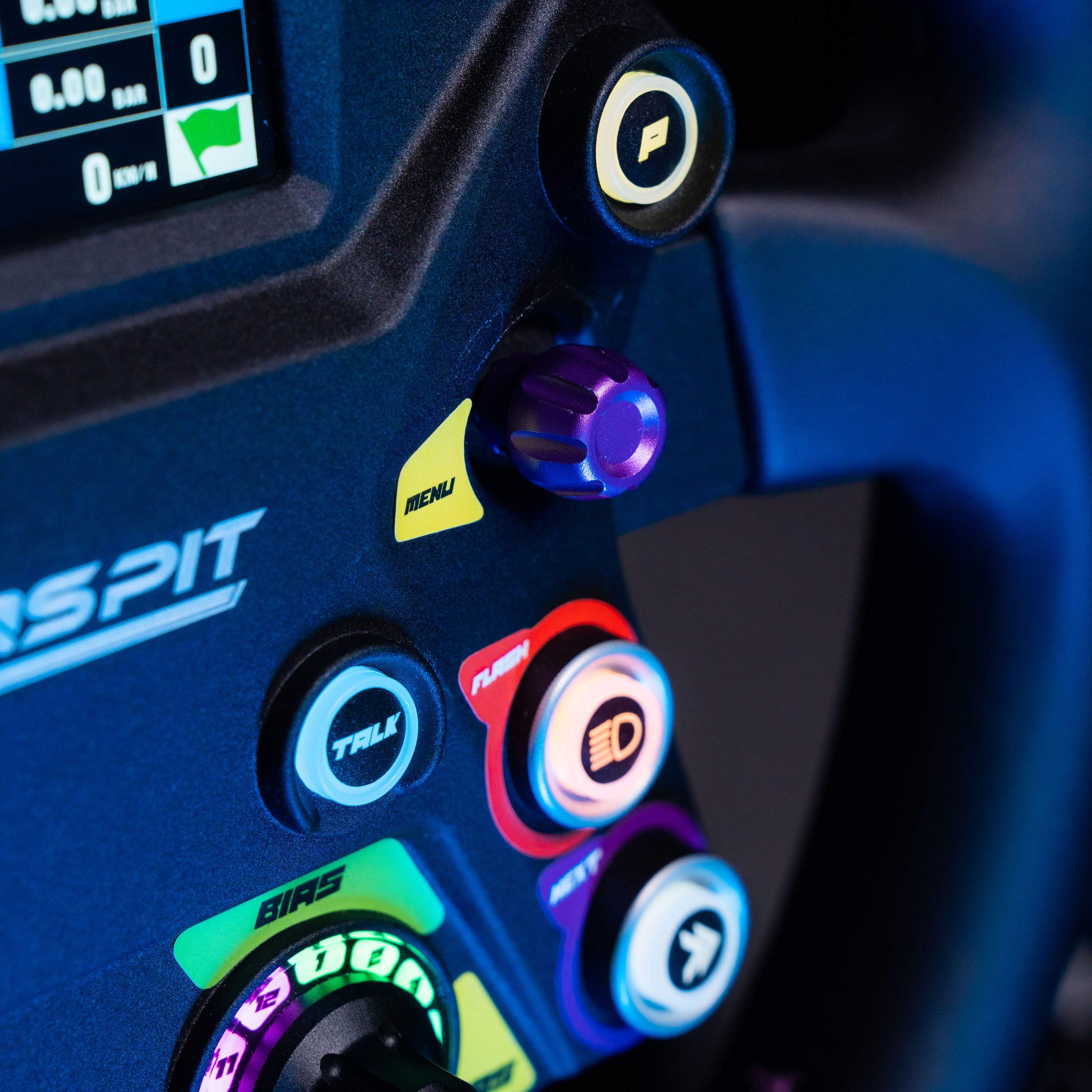 conspit - Volante Conspit 310 APEX, ARGB, Display 2.99", Dual Paddles 310mm