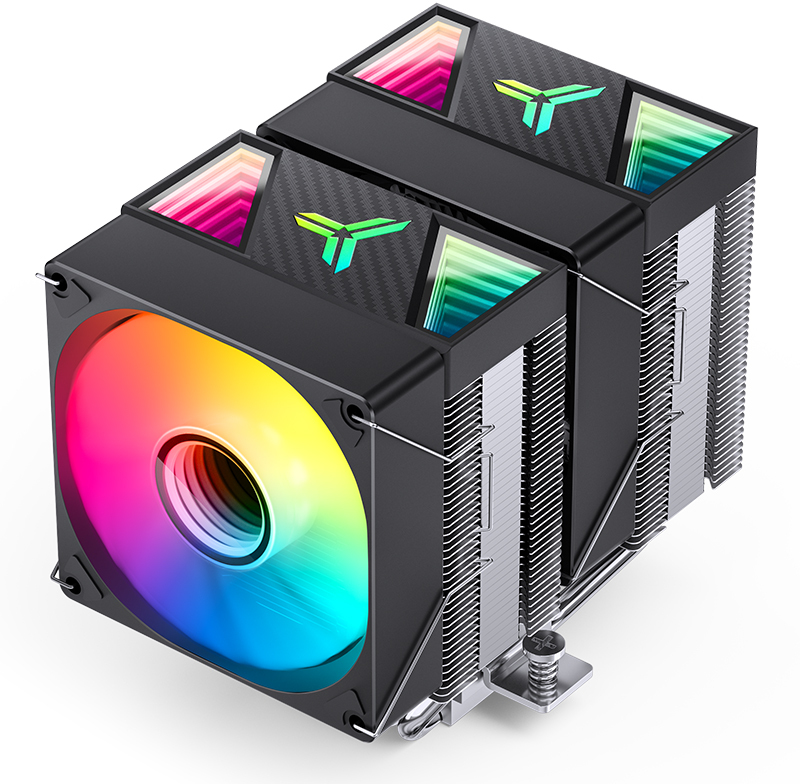Jonsbo - Cooler CPU Jonsbo CR-1400 DV2 ARGB Preto - 92mm