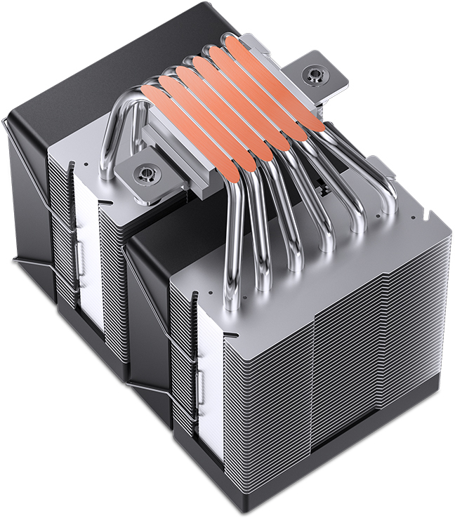 Jonsbo - Cooler CPU Jonsbo CR-1400 DV2 ARGB Preto - 92mm
