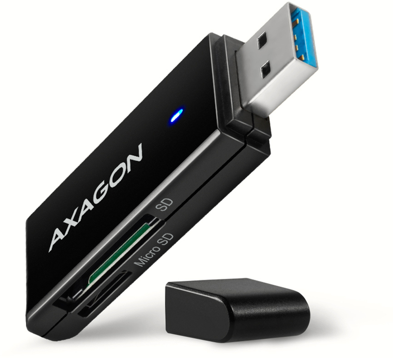 AXAGON - Leitor cartões interno AXAGON CRI-S2N USB-A 3.2, SD/microSD