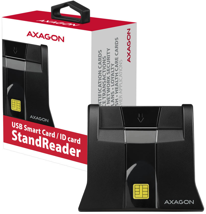 AXAGON - Leitor cartão cidadão Stand AXAGON CRE-SM4N USB 2.0