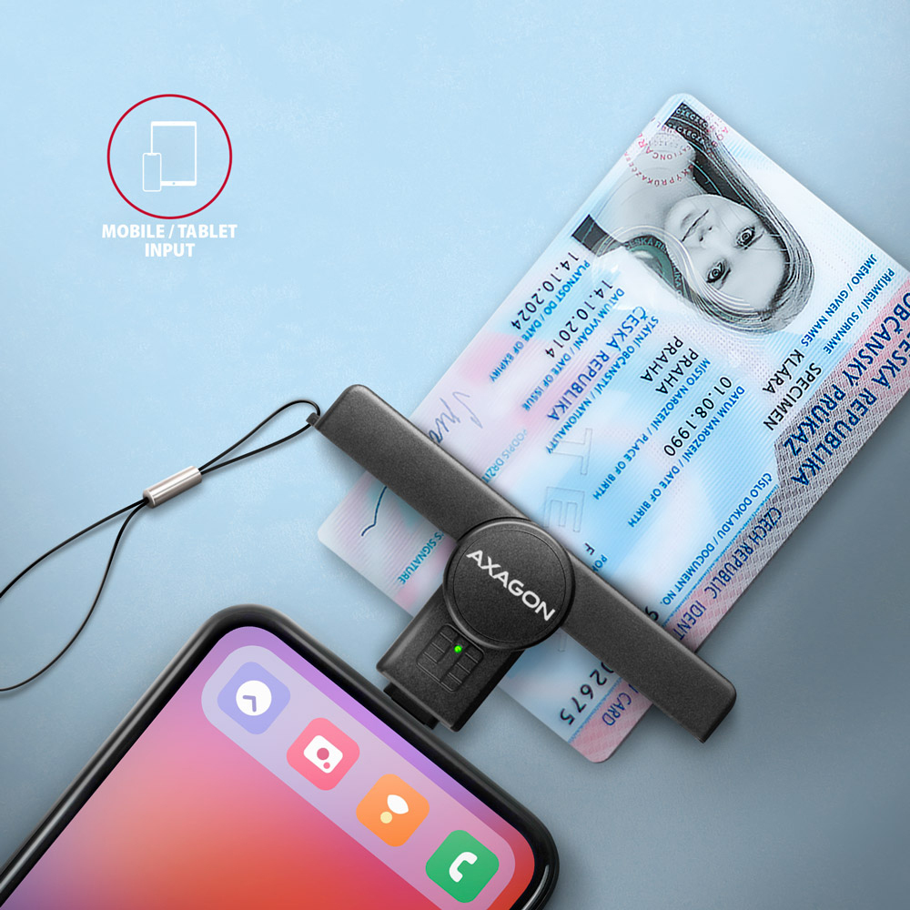 Picture of Picture of Leitor cartão cidadão PoketReader CRE-SMPC USB-C