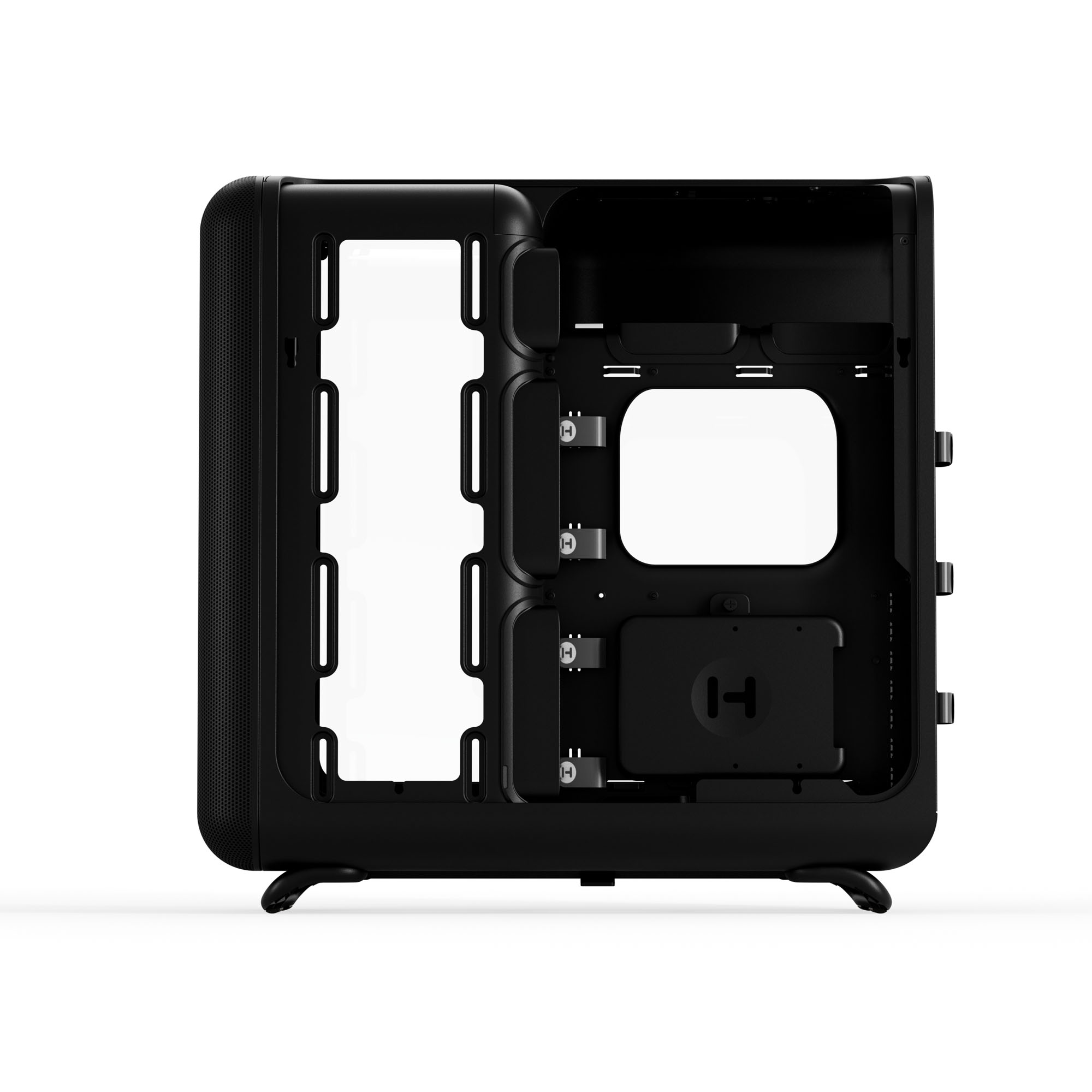 Hyte - Caixa ATX Hyte X50 Vidro temperado Pitch Black