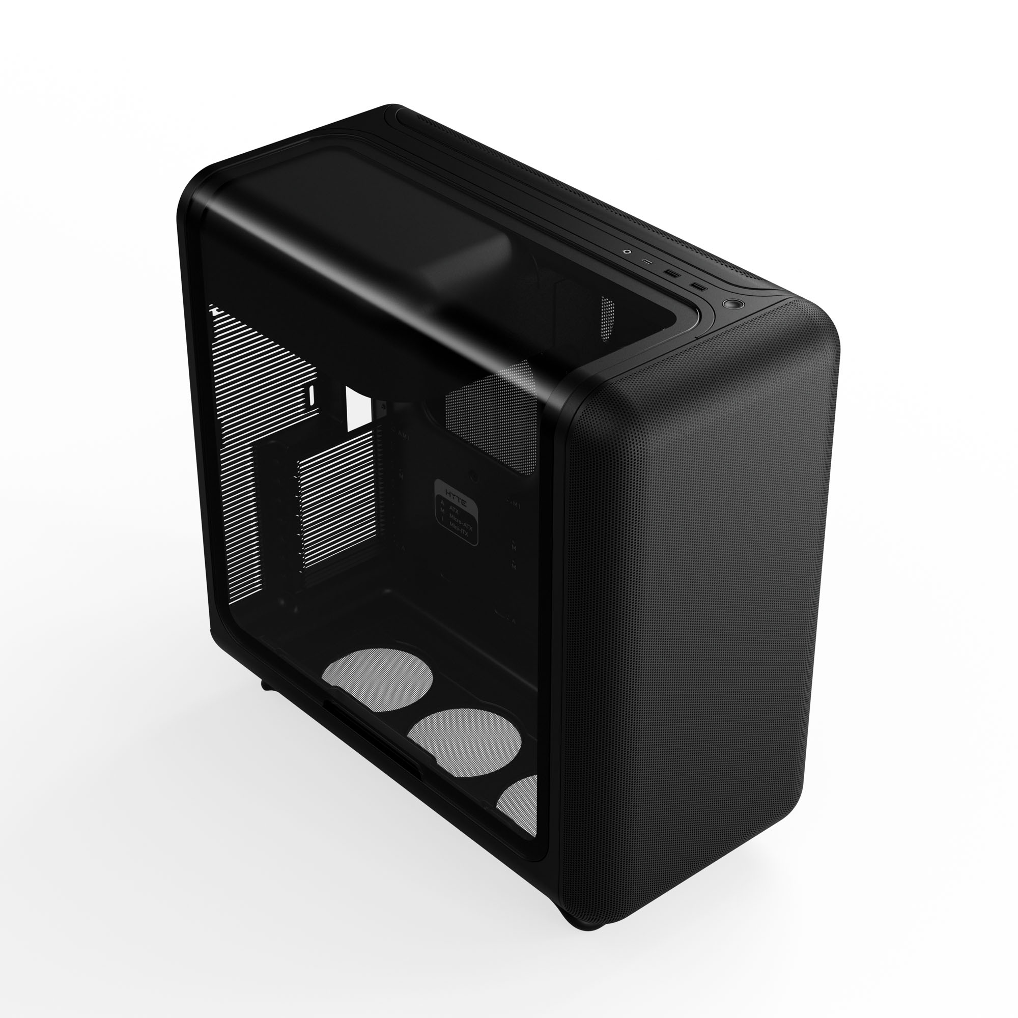 Hyte - Caixa ATX Hyte X50 Vidro temperado Pitch Black