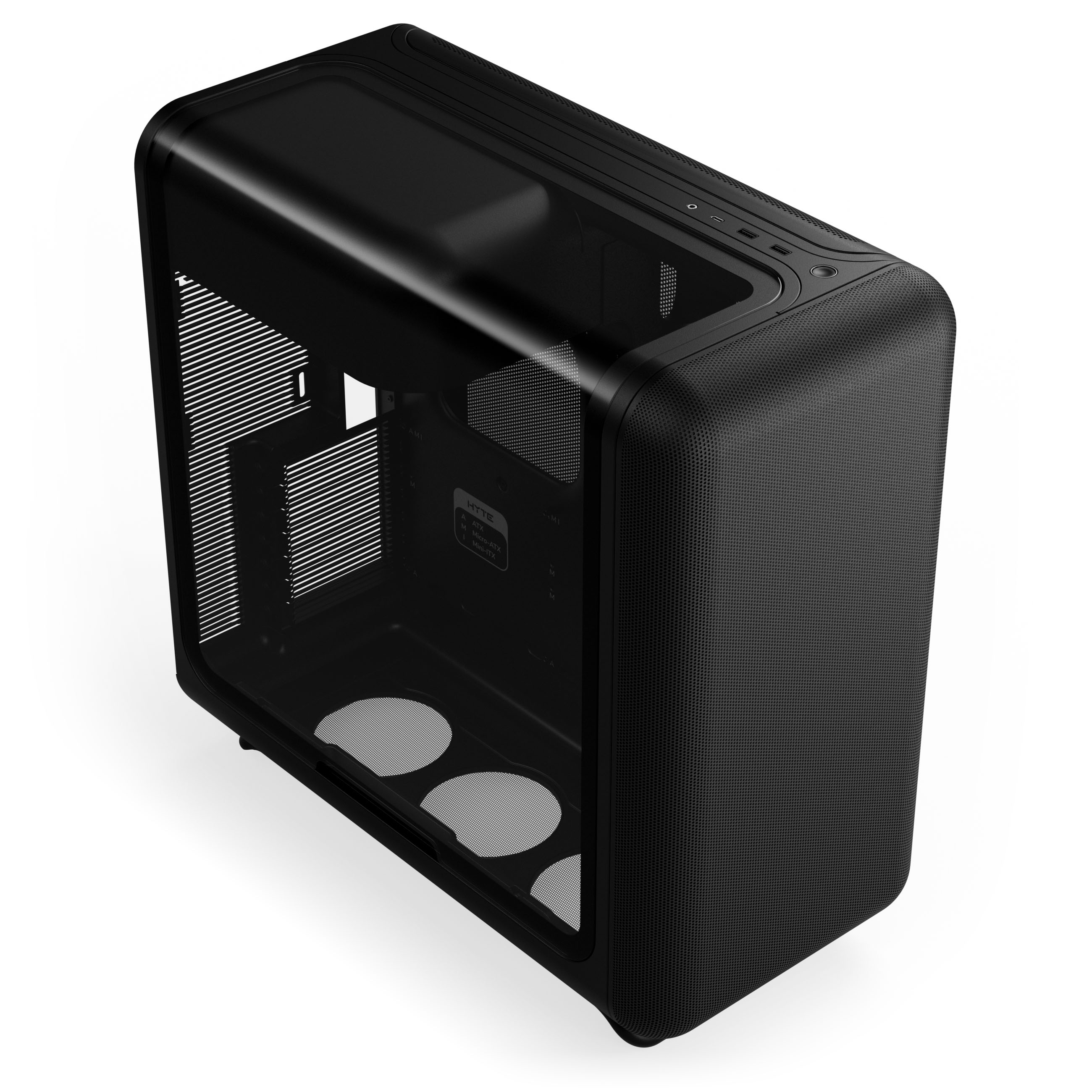 Hyte - Caixa ATX Hyte X50 Vidro temperado Pitch Black