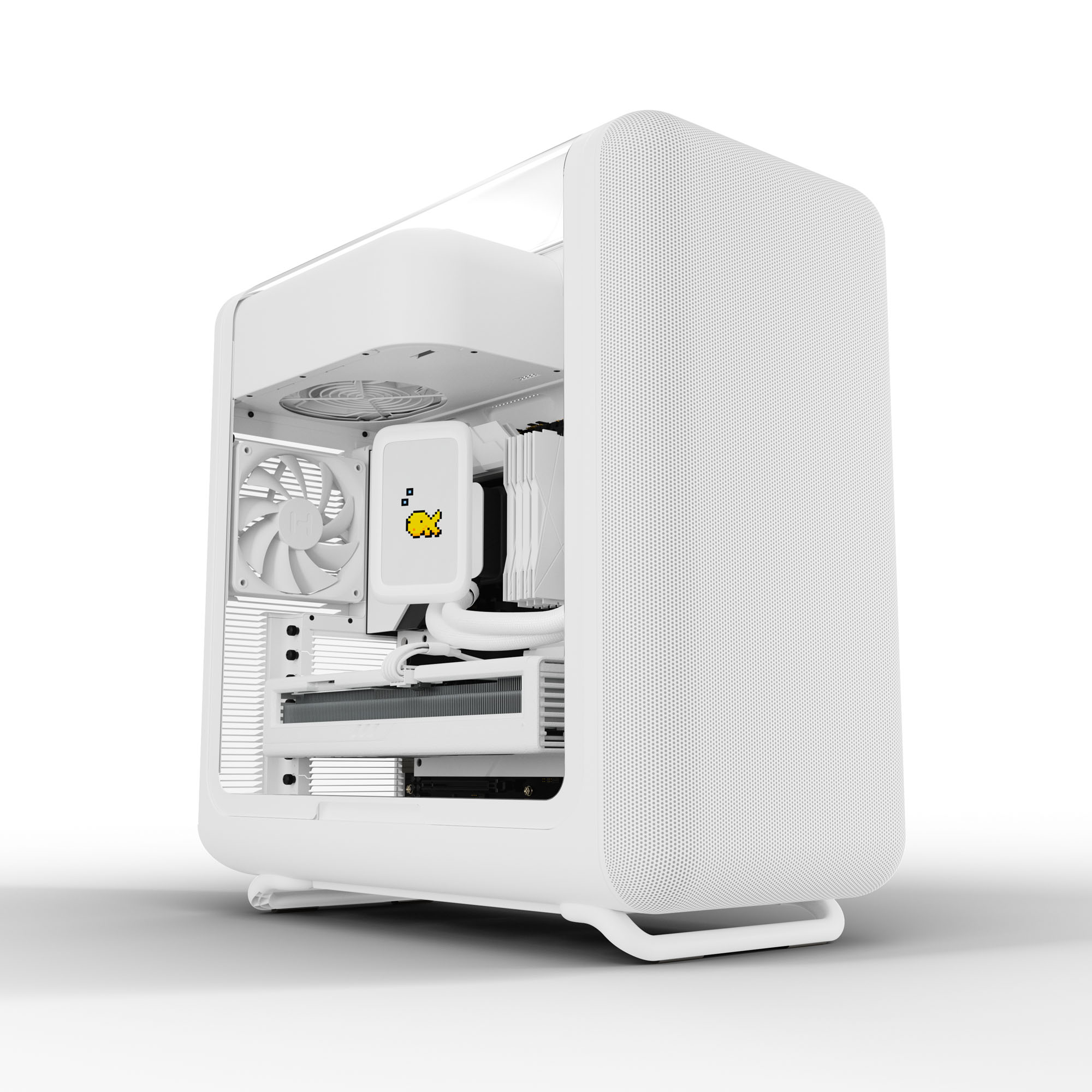 Hyte - Caixa ATX Hyte X50 Vidro temperado Snow White