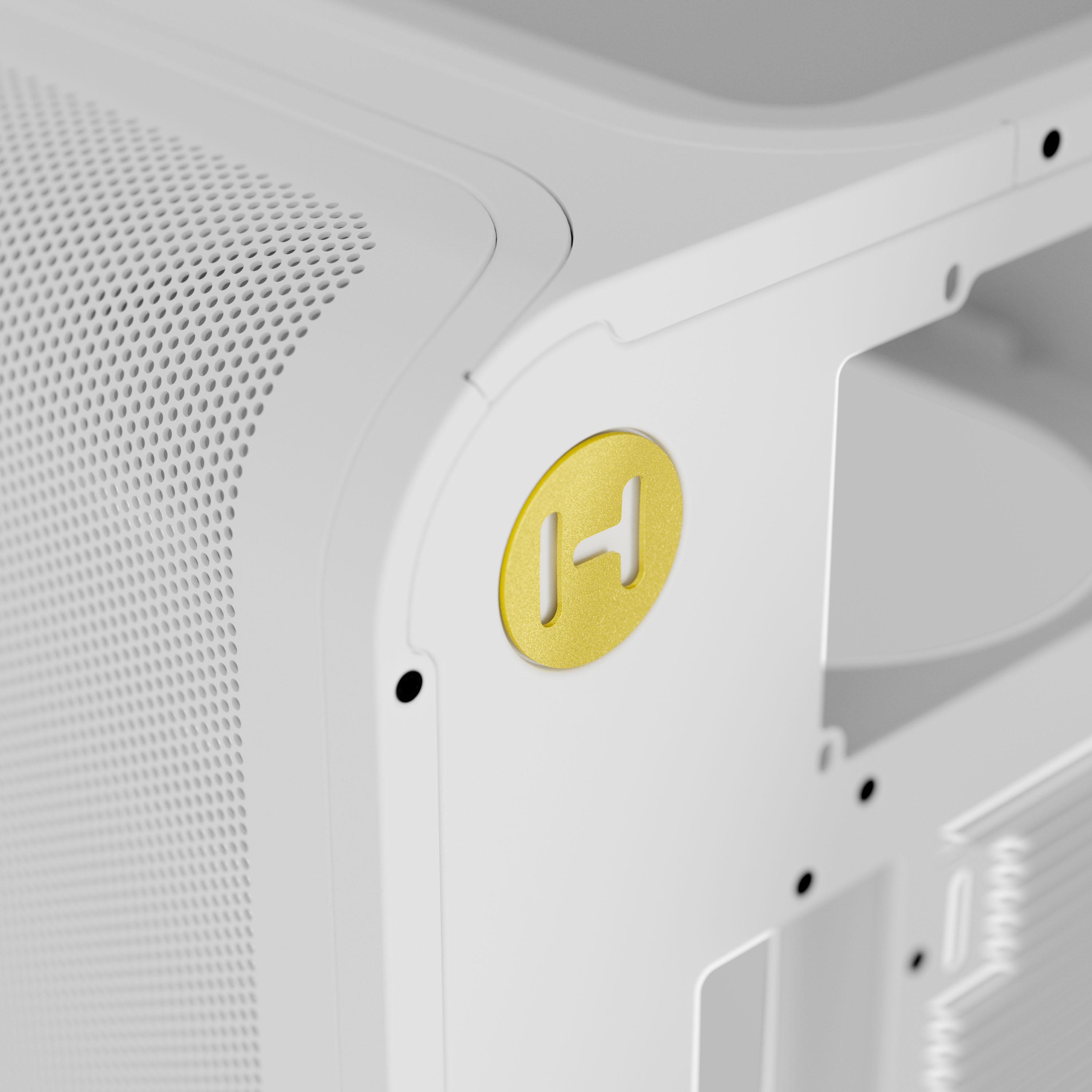 Hyte - Caixa ATX Hyte X50 Vidro temperado Snow White