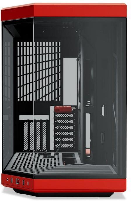 Picture of Picture of Caixa ATX Hyte Y70 Vidro Temperado Preto/Vermelho