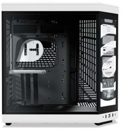 Hyte - Caixa ATX Hyte Y70 Touch Vidro Temperado Preto/Branco