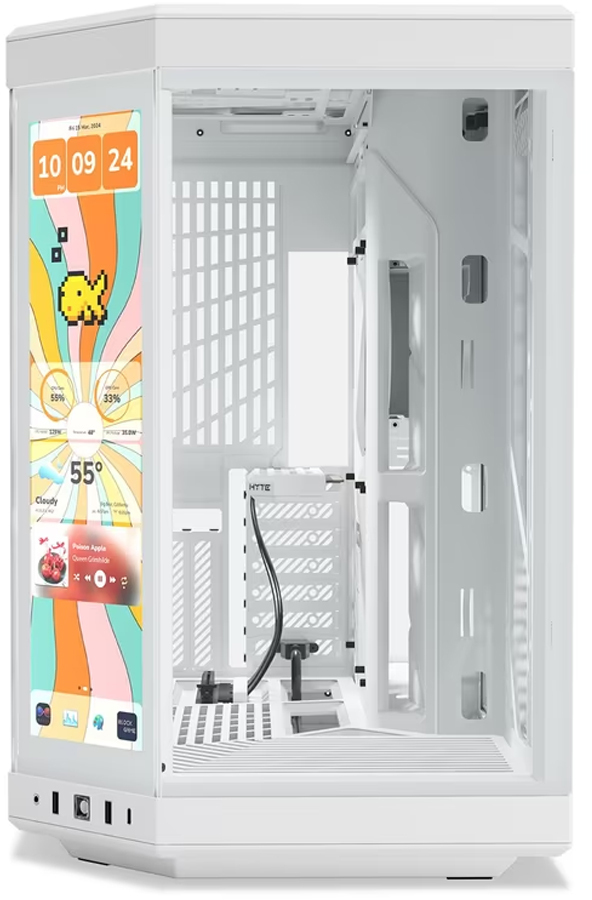 Picture of Picture of Caixa ATX Hyte Y70 Touch Infinite Vidro Temperado Branco