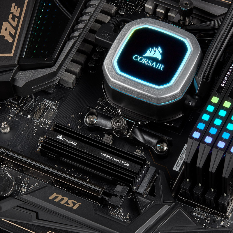 Corsair - SSD Corsair Force MP600 1TB Gen4 M.2 NVMe (4950/4000MB/s)