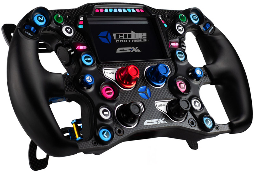 Picture of Picture of Volante Cube Controls CSX-3 - 6 Paddles - Azul