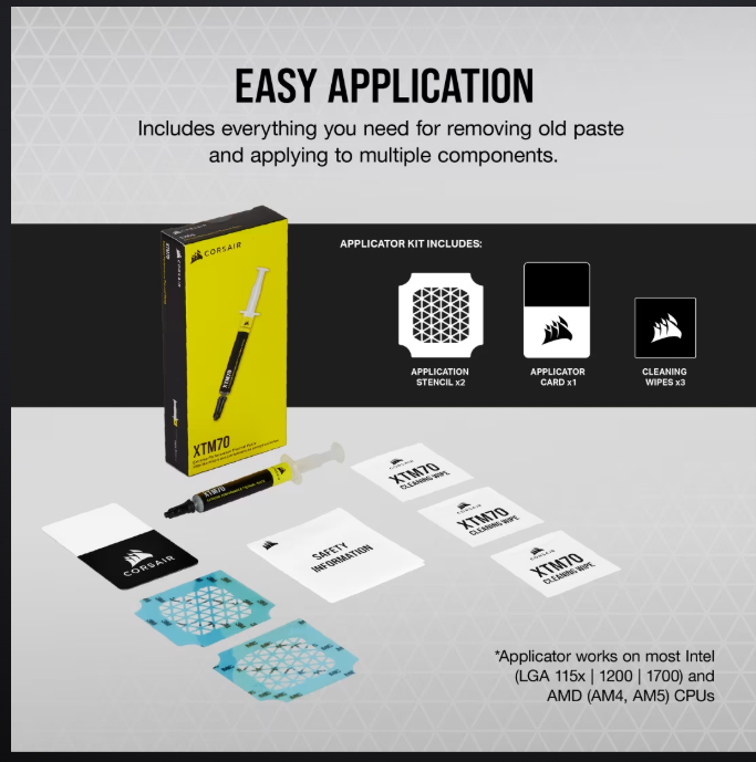 Corsair - Pasta Térmica Corsair XTM70 Extreme Performance (3g)