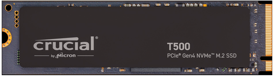 Picture of Picture of SSD Crucial T500 2TB Gen4 M.2 NVMe 2280 (7400/7000MB/s)