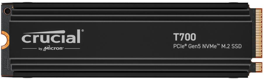 Picture of Picture of SSD Crucial T700 HS 2TB Gen5 M.2 NVMe 2280 (12400/11800MB/s)