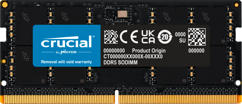 Picture of Picture of Crucial SO-DIMM 32GB DDR5 56000MHz CL46