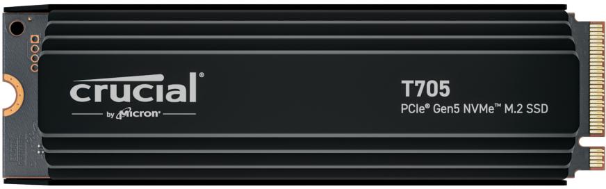 Picture of Picture of SSD Crucial T705 HS 4TB Gen5 M.2 NVMe 2280 (14100/12600MB/s)