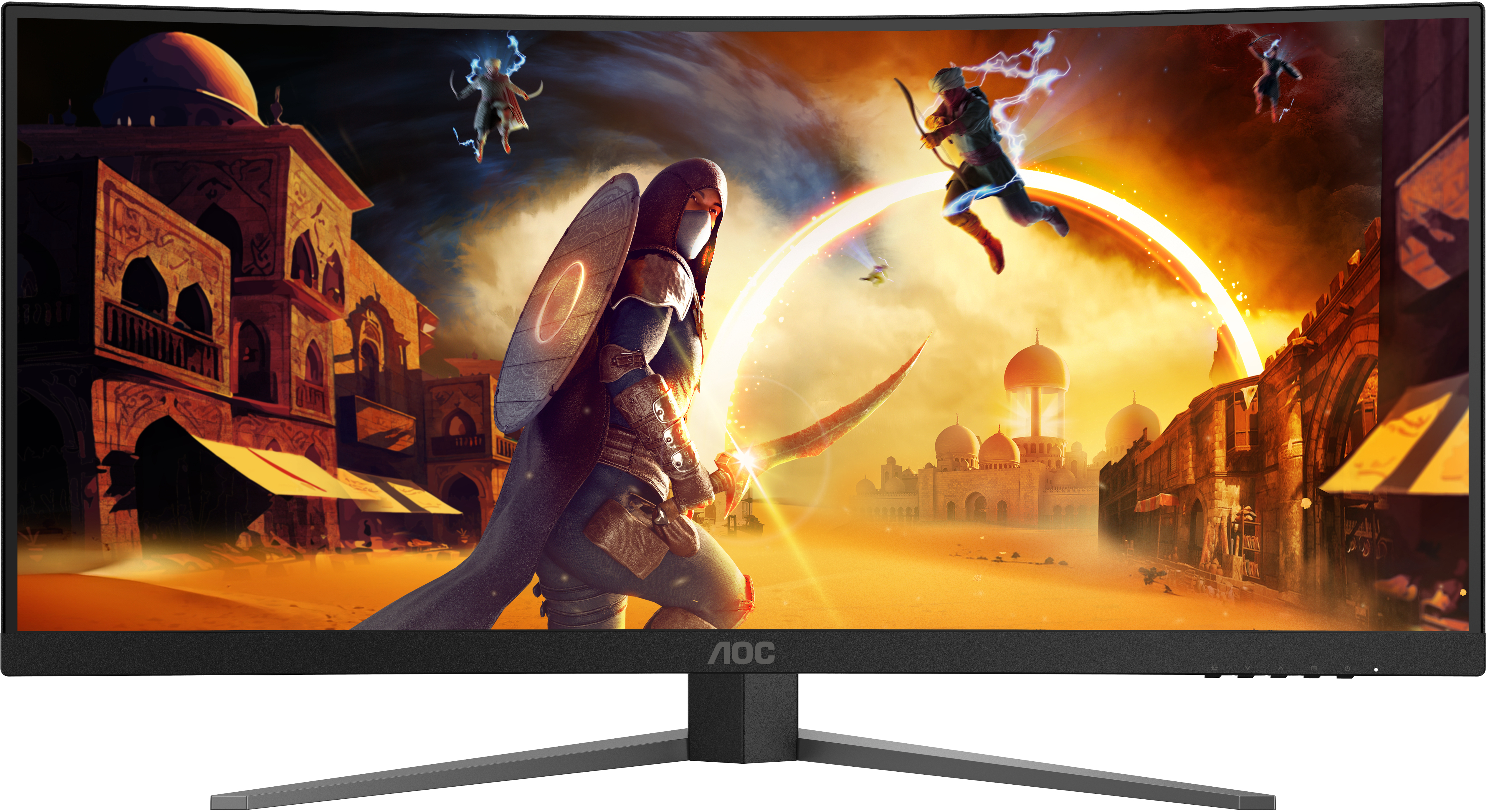 AOC - Monitor Curvo AOC Gaming 34" CU34G4 Fast VA WQHD 180Hz 0.5ms