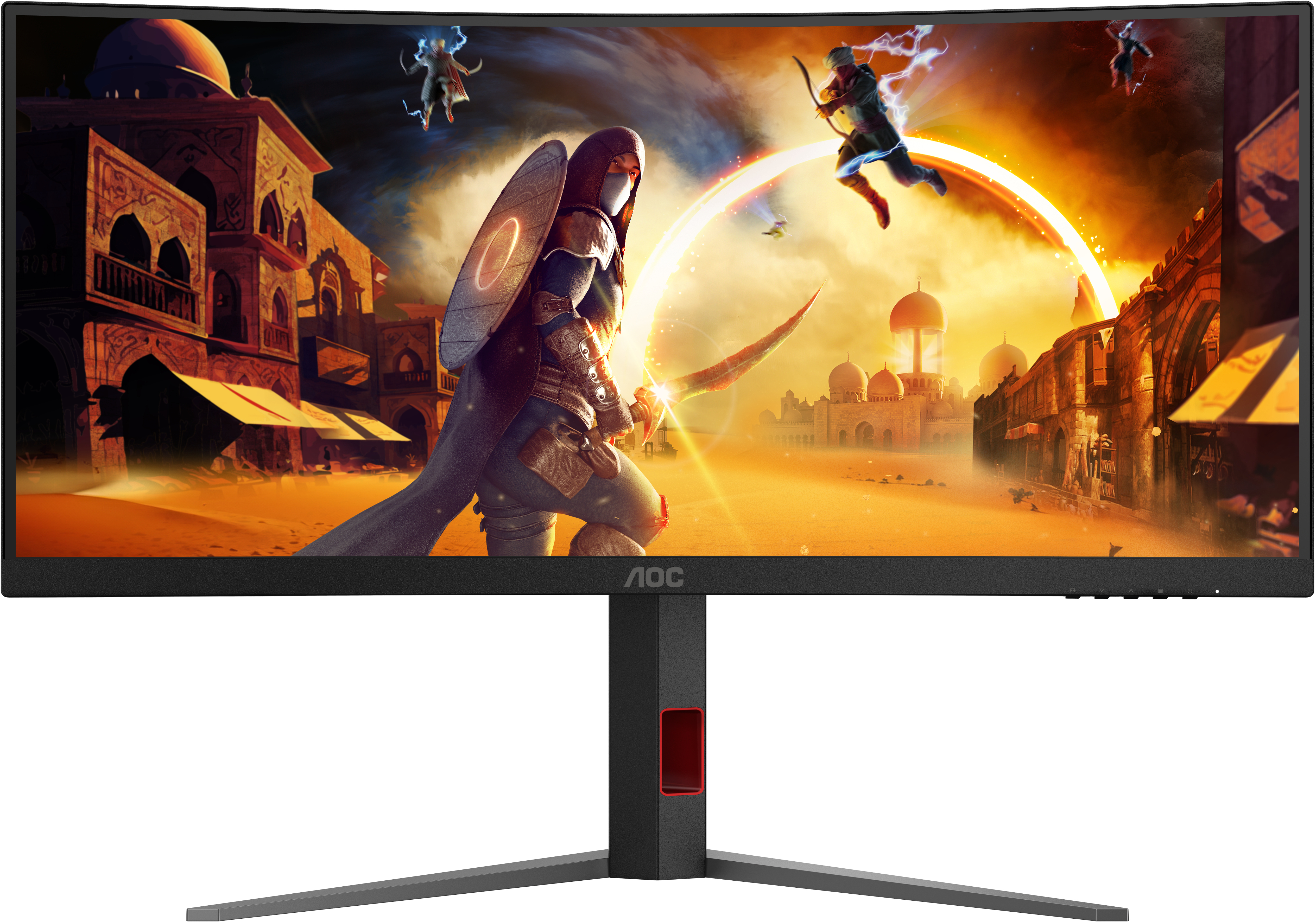 AOC - Monitor Curvo AOC Gaming 34" CU34G4 Fast VA WQHD 180Hz 0.5ms