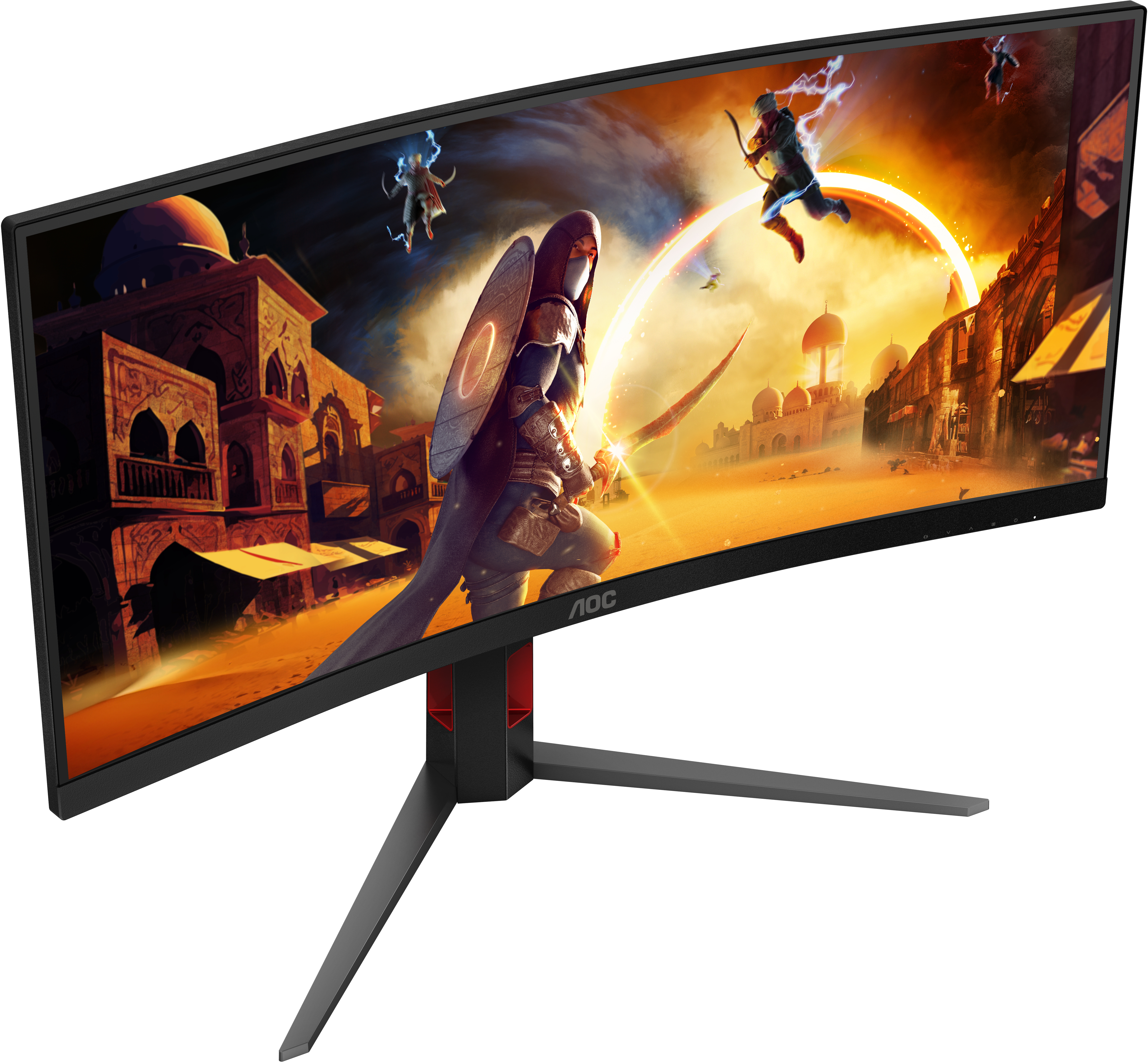 AOC - Monitor Curvo AOC Gaming 34" CU34G4 Fast VA WQHD 180Hz 0.5ms